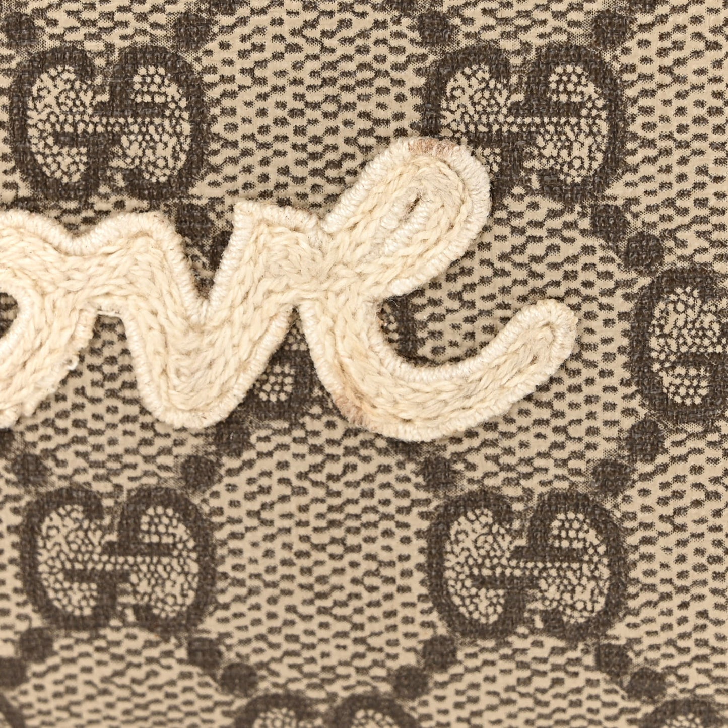 GG Supreme Monogram Web Blind For Love Embroidered Small Day Backpack