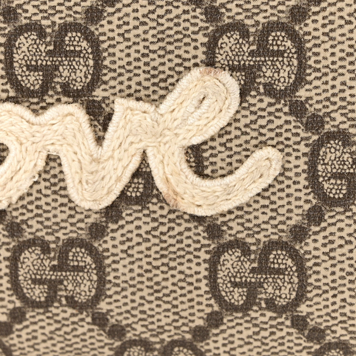 Gucci GG Supreme Monogram Web Blind For Love Embroidered Small Day Backpack 12 of 17