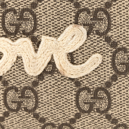 Gucci GG Supreme Monogram Web Blind For Love Embroidered Small Day Backpack 12 of 17