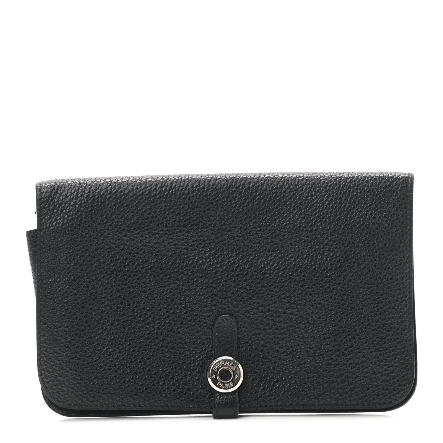 Hermes Togo Dogon Duo Wallet Black 2 of 7