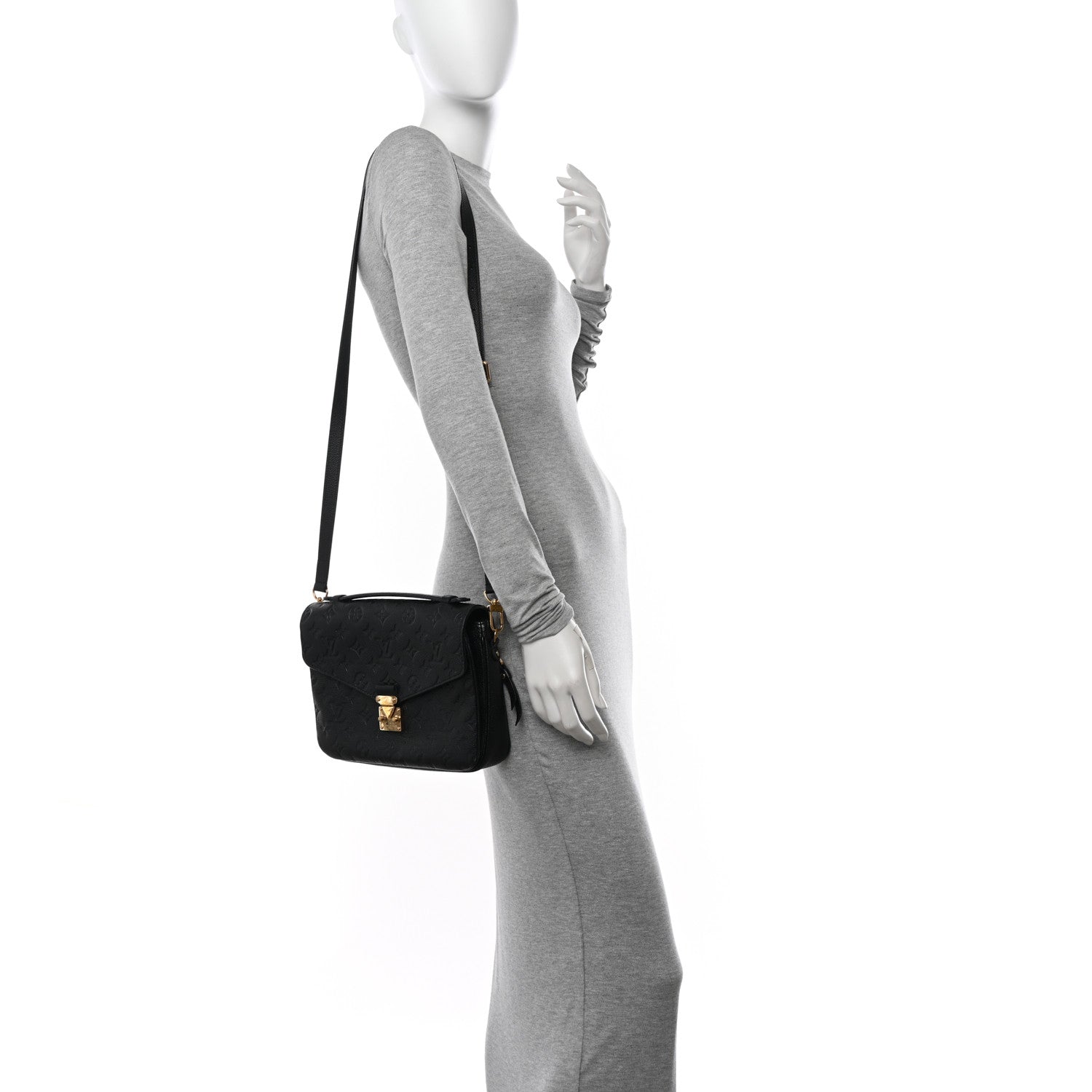 Louis Vuitton Empreinte Pochette Metis Black 2 of 12