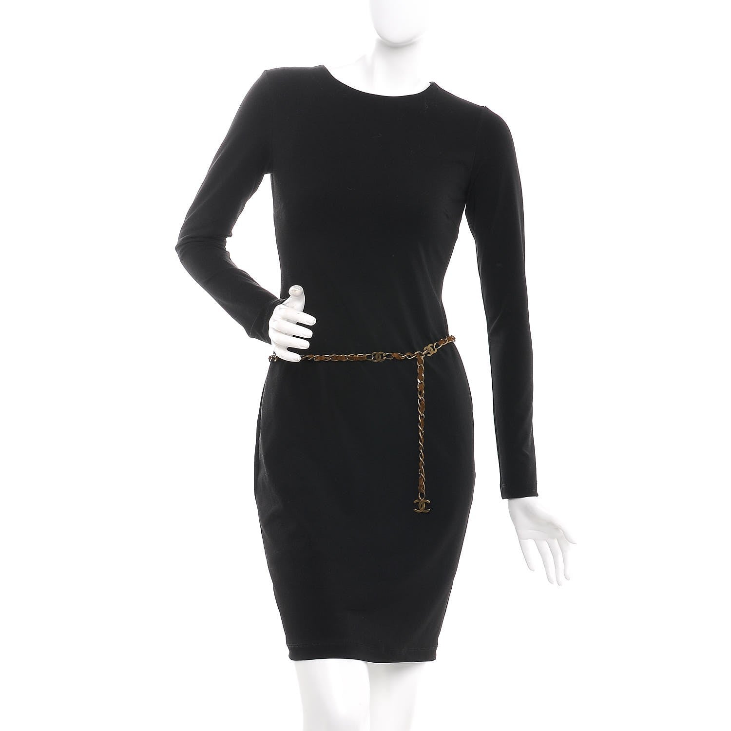 Chanel Suede CC Chain Belt Brown 2 of 9