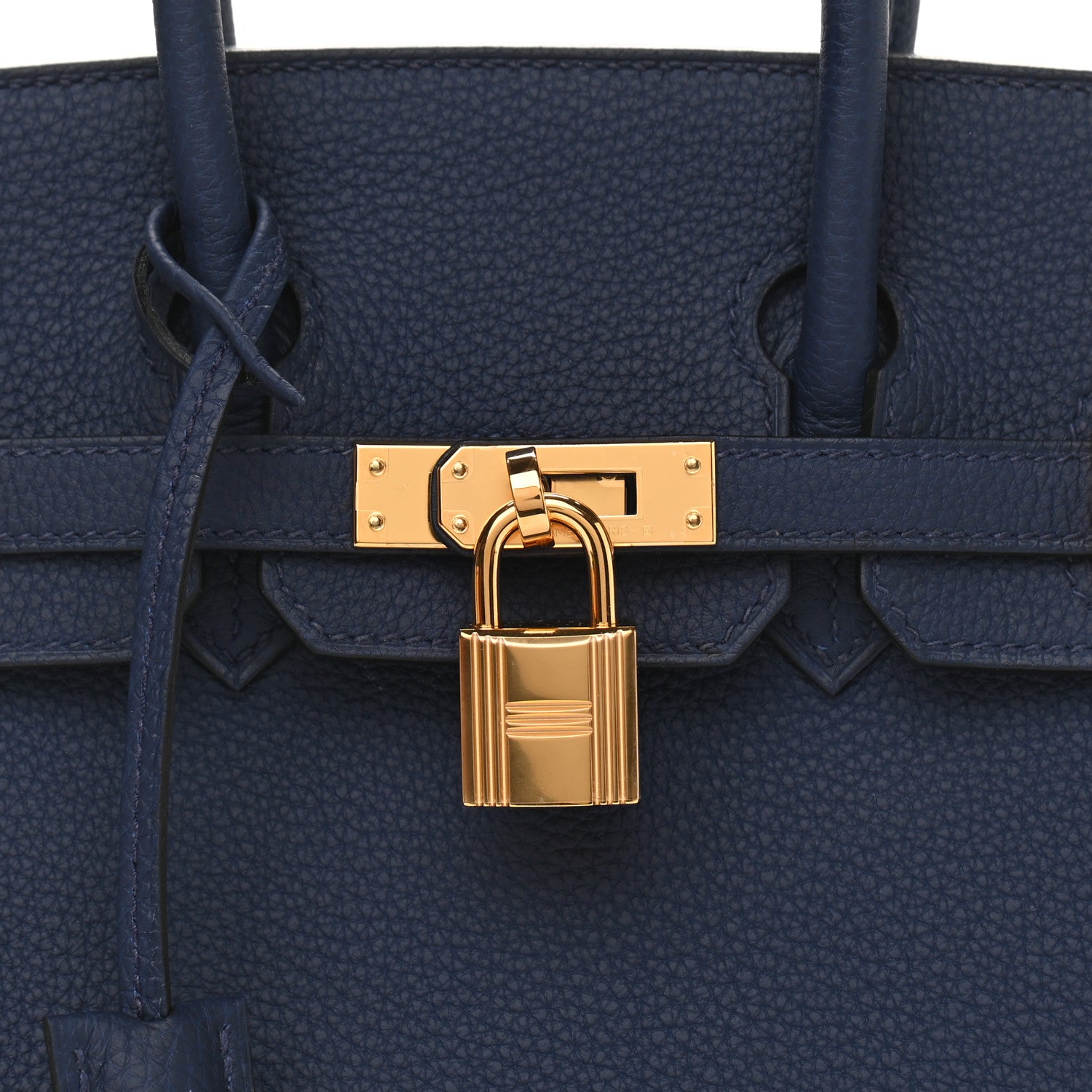 Hermes Togo Birkin 25 Bleu Saphir 8 of 11