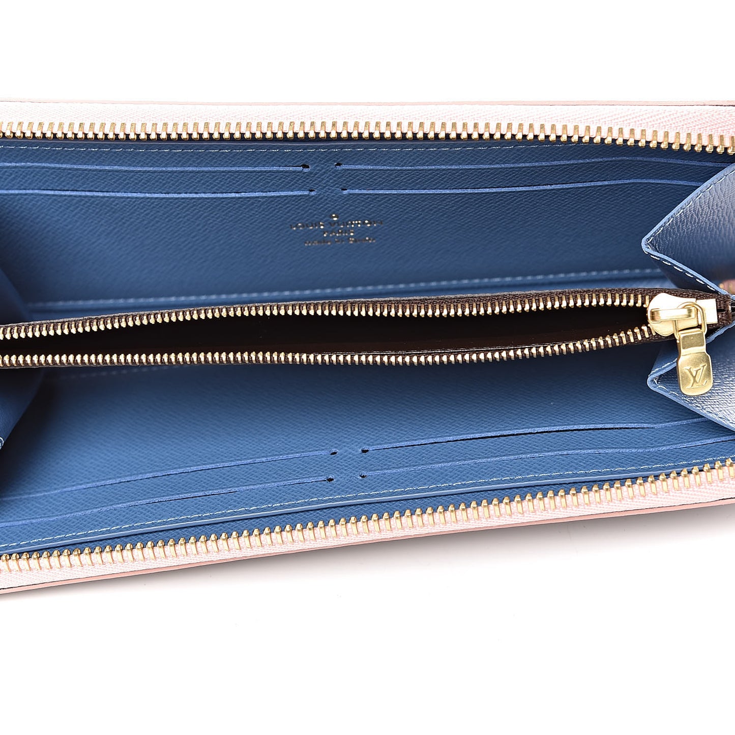 Monogram Blooming Flowers Clemence Wallet Rose Ballerine