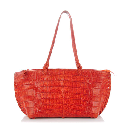 Nancy Gonzalez Crocodile Tote Orange 1 of 12