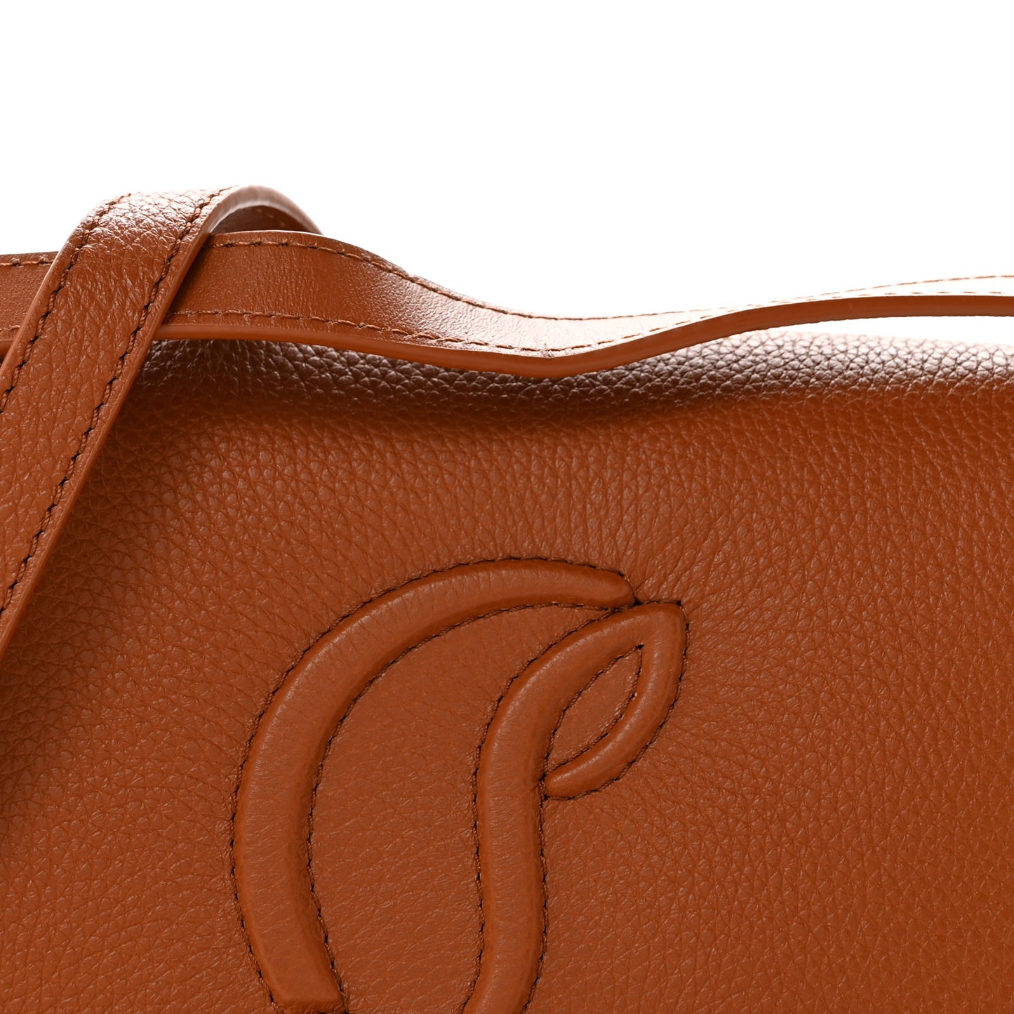 Calfskin By My Side Crossbody Bag Cuoio