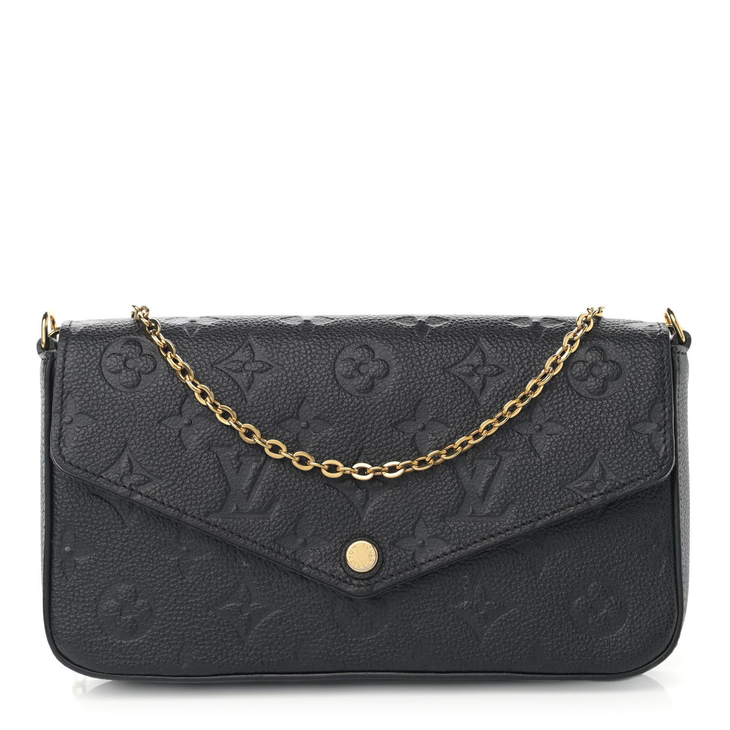 Empreinte Pochette Felicie Chain Wallet Black
