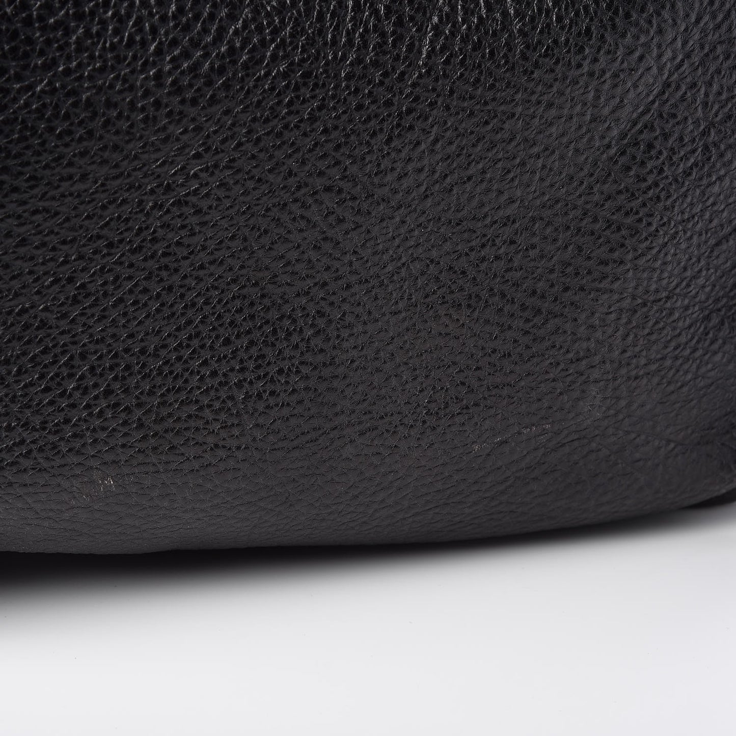 Pebbled Calfskin Hobo Black