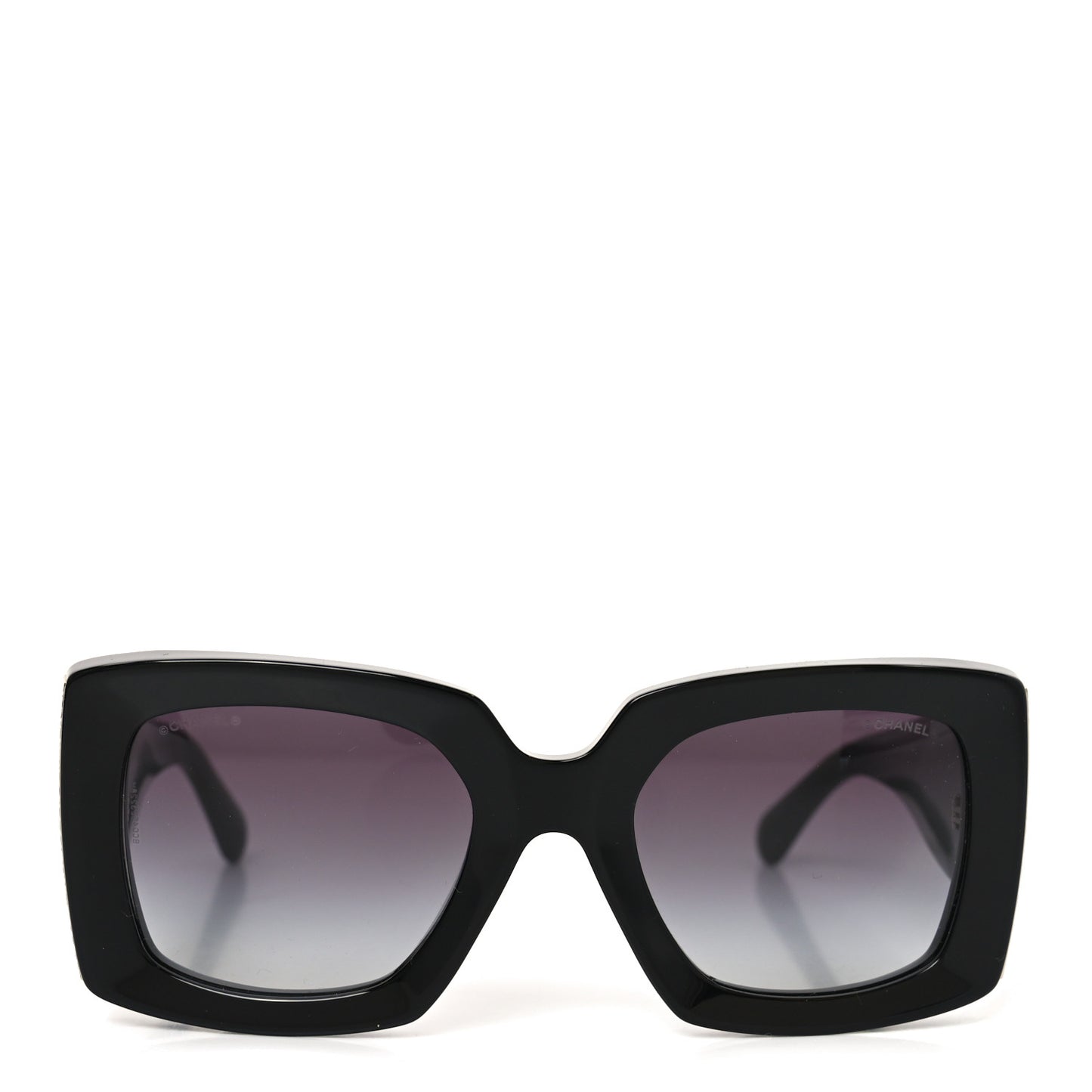Acetate Rectangle Sunglasses 5435 Black
