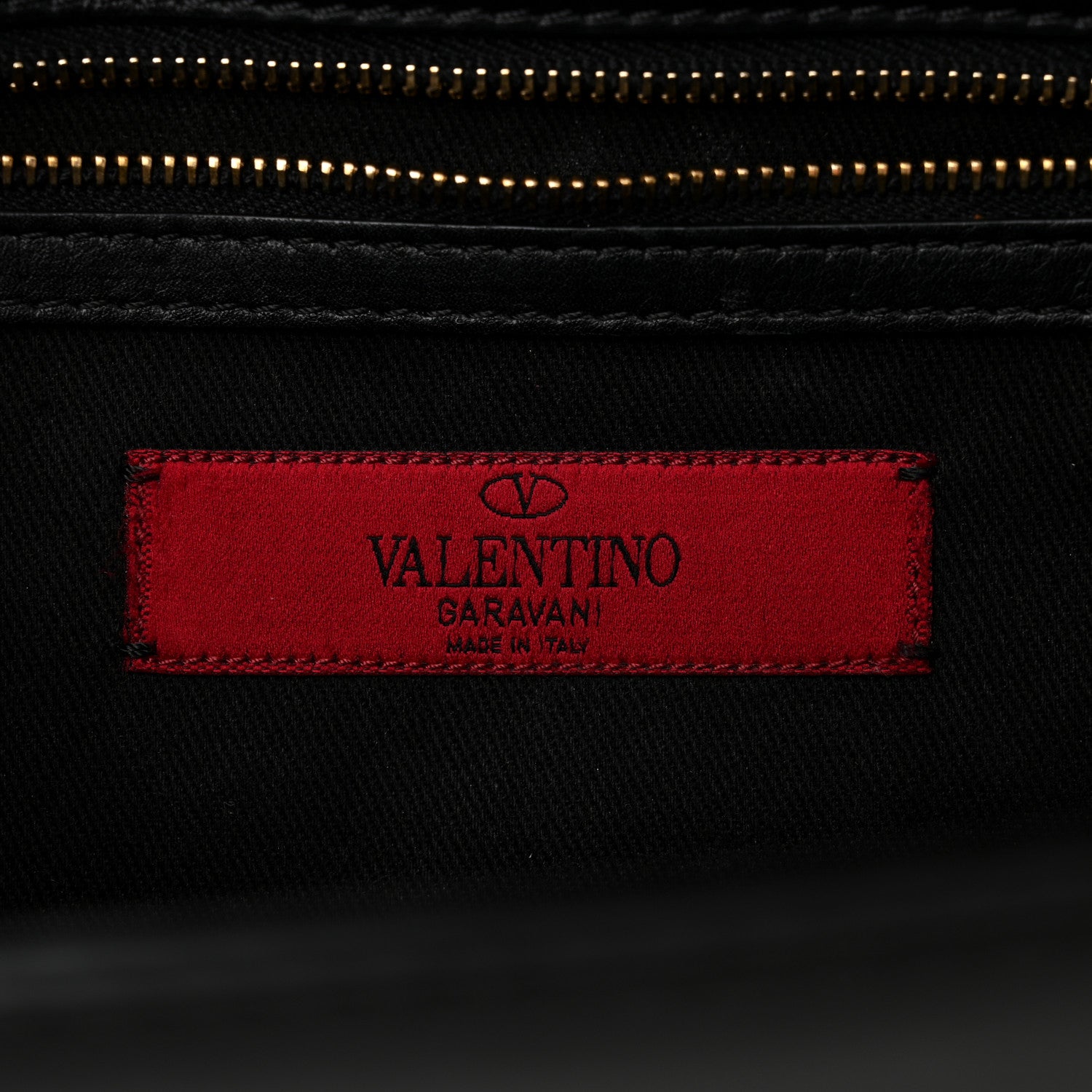 Valentino Garavani Vitello Medium Glam Lock Rockstud Flap Black 6 of 9