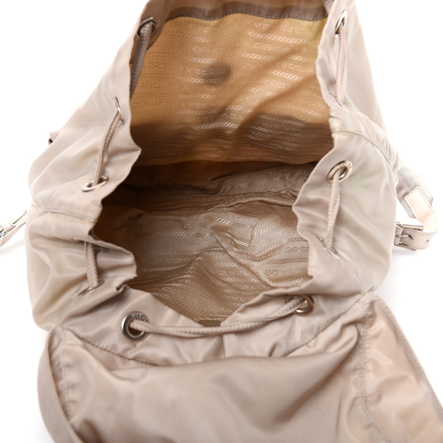 Nylon Medium Backpack Sabbia