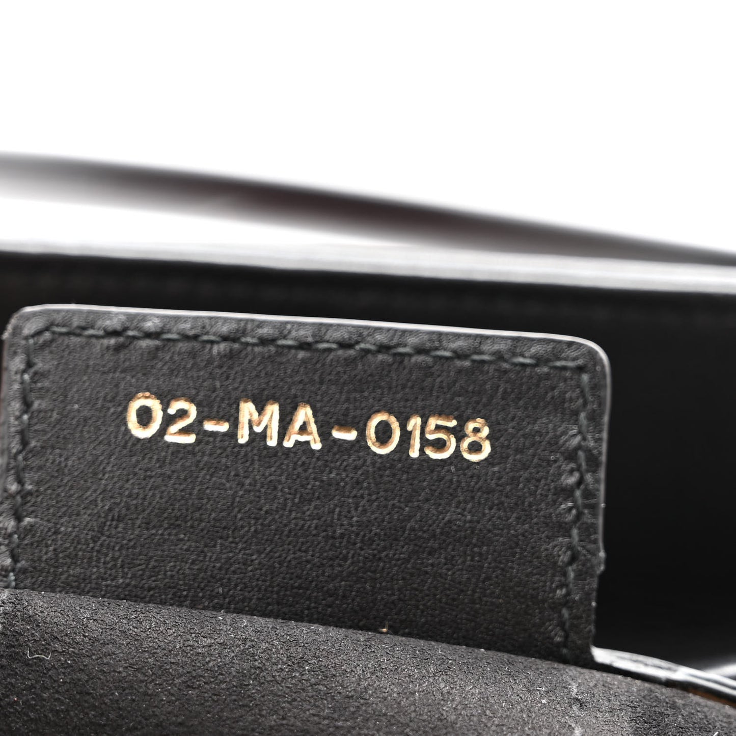 Smooth Calfskin Embroidered Heart Medium Lady Dior Black