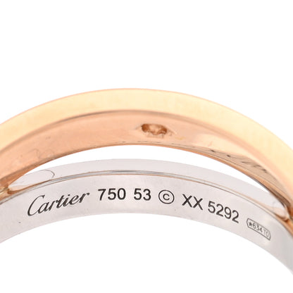 Cartier 18K Pink White Gold Diamond LOVE Pave Ring 53 6.5 4 of 4