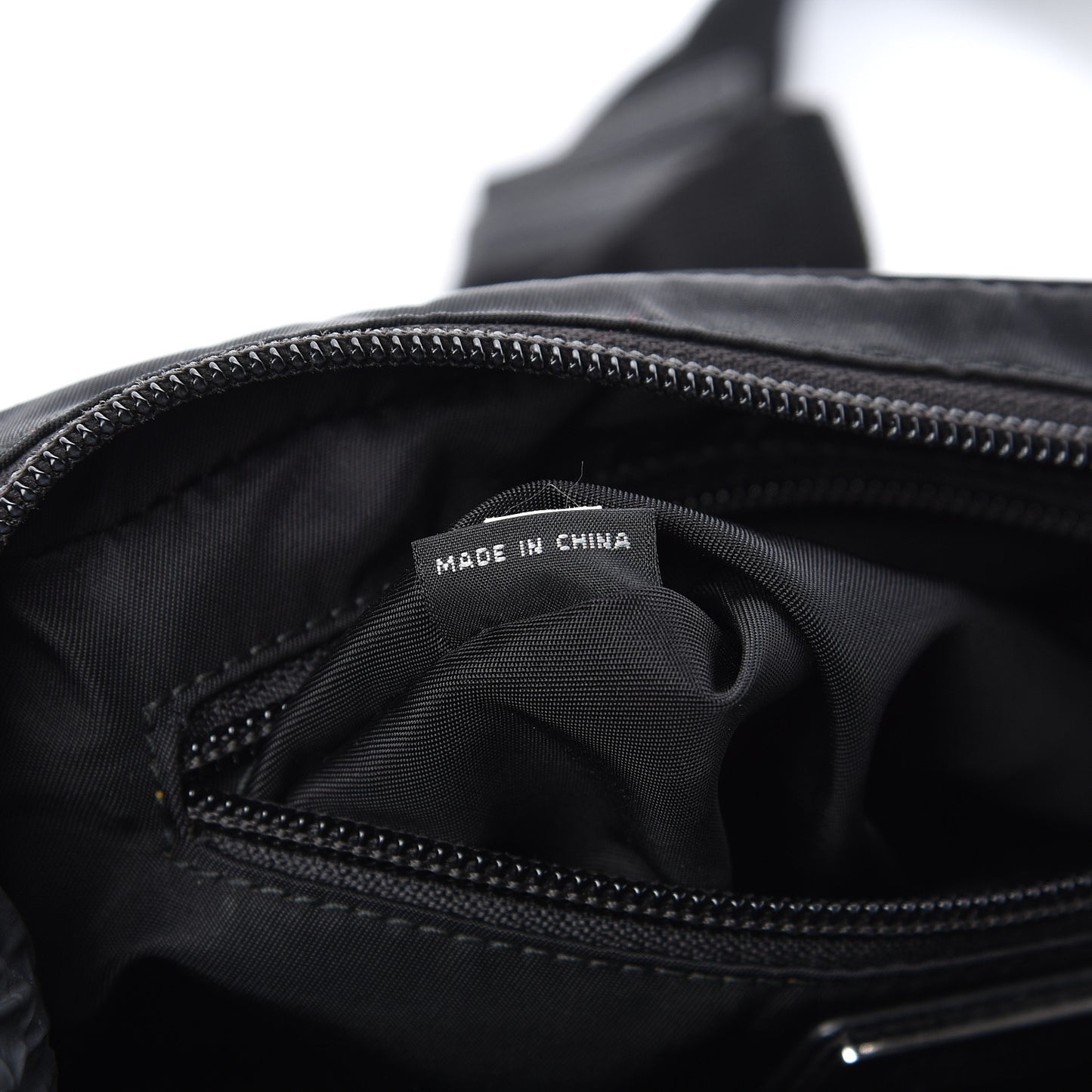 Tessuto Nylon Belt Bag Black
