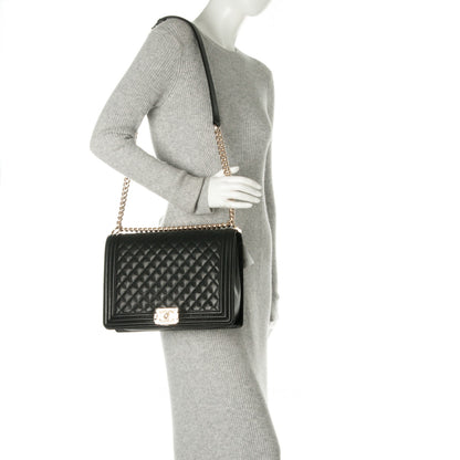 Chanel Caviar Quilted Large Boy Flap Black 3 of 10