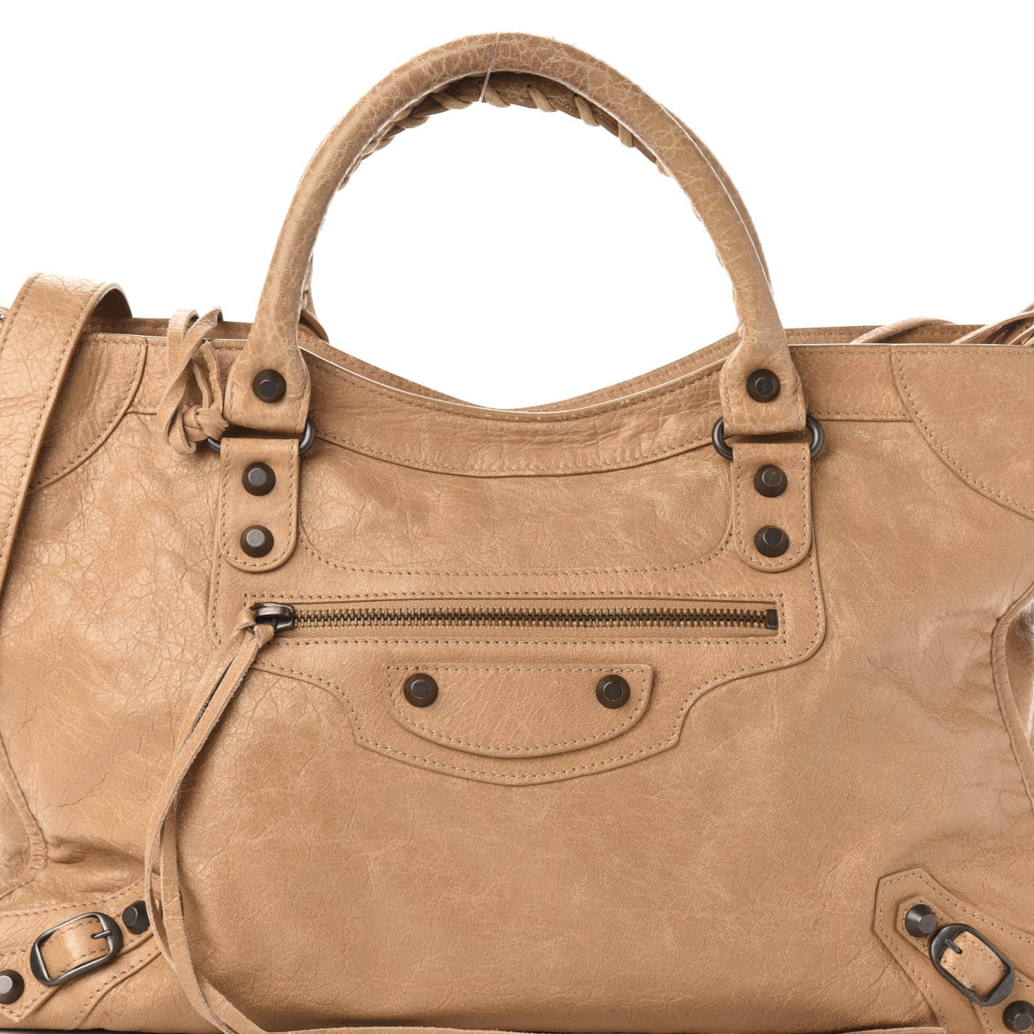 Balenciaga Agneau Classic Hardware City Beige Nougatine 14 of 14