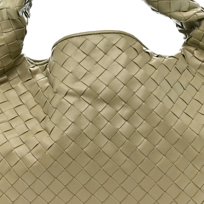 Bottega Veneta Calfskin Intrecciato Small Hop Travertine 9 of 11