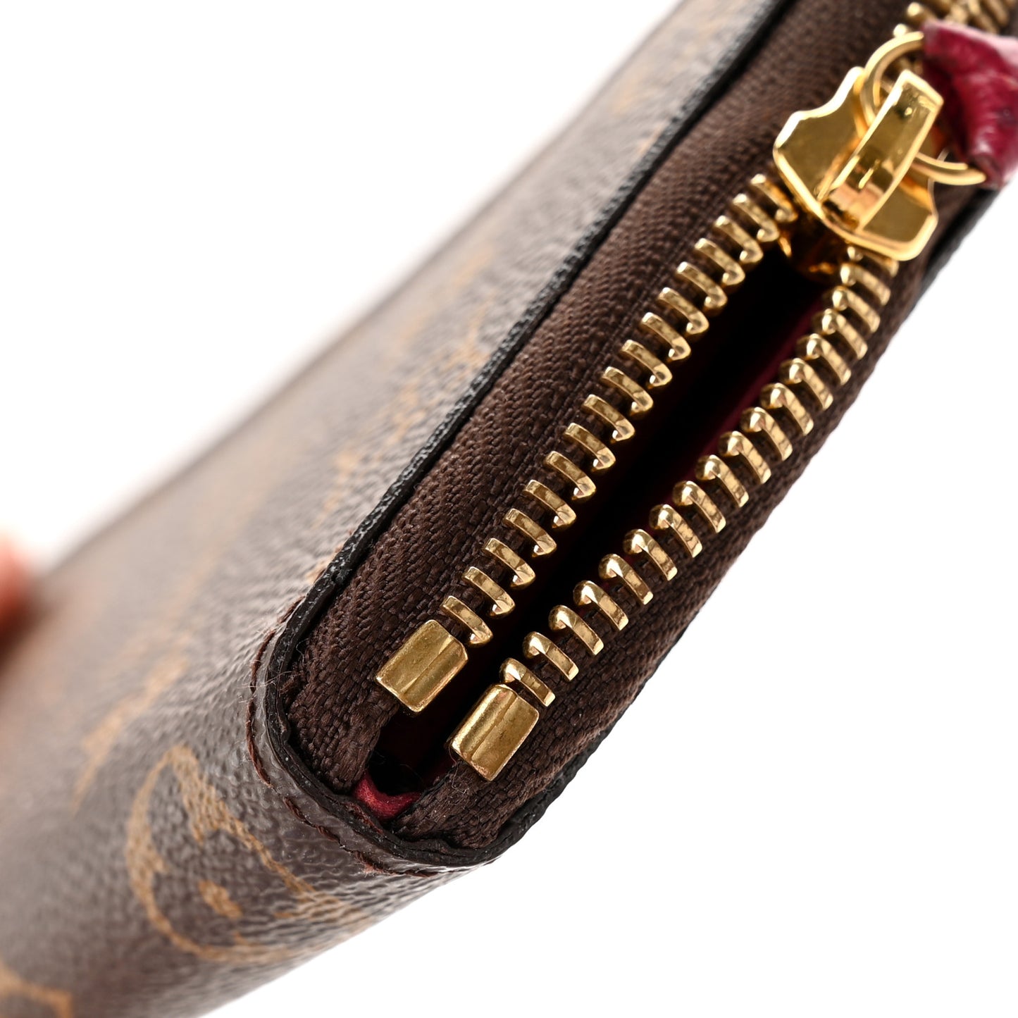 Monogram Clemence Wallet Fuchsia