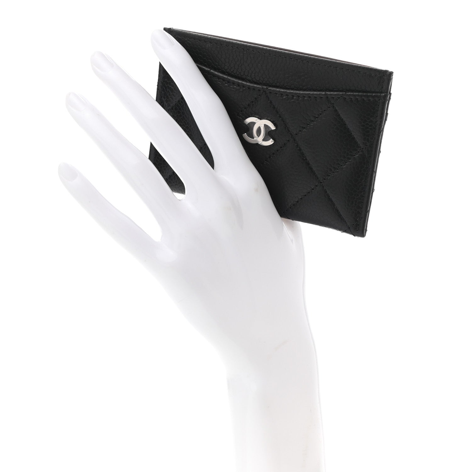 Chanel Caviar Quilted Card Holder Black 2 of 9