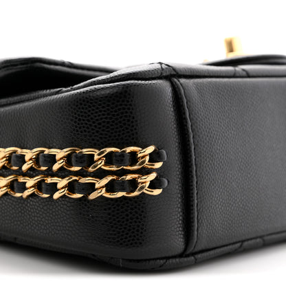 Chanel Caviar Quilted Mini CC You Flap Black 9 of 11