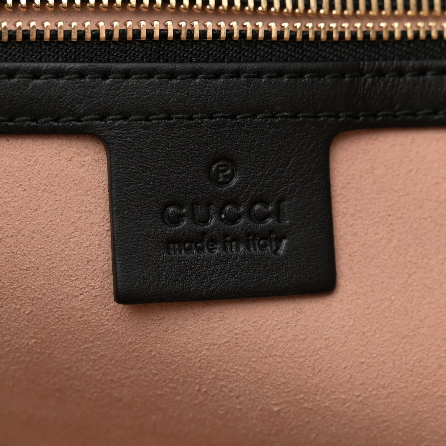 Guccissima Medium Padlock Tote Black
