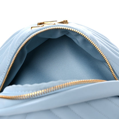 Louis Vuitton Calfskin New Wave Bumbag Porcelain Blue 5 of 9