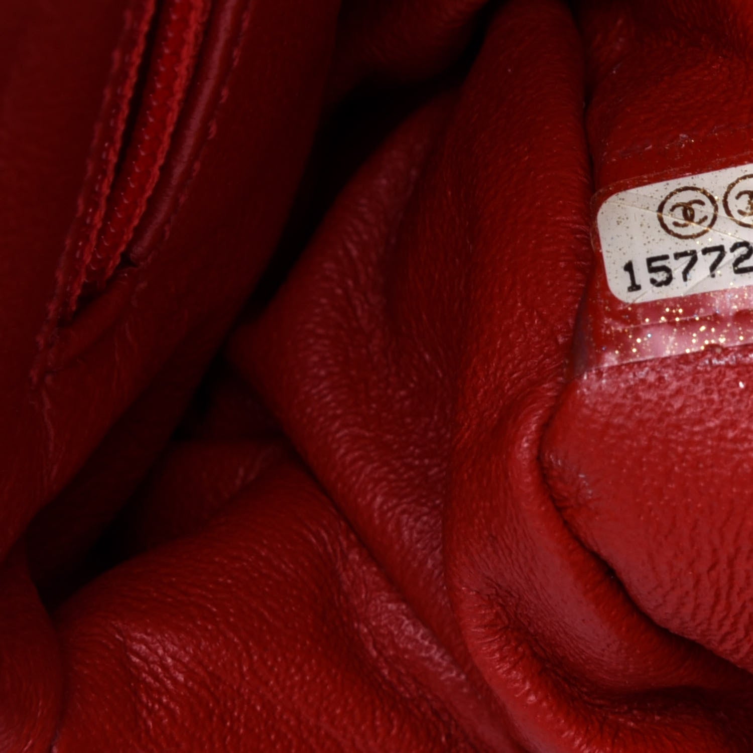 Chanel Lambskin Quilted Timeless Clutch Red 7 of 12