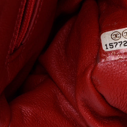 Chanel Lambskin Quilted Timeless Clutch Red 7 of 12