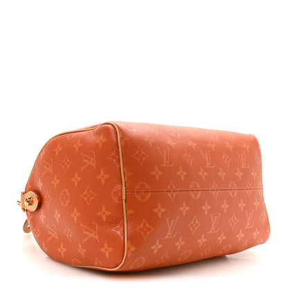Louis Vuitton Calfskin Monogram Speedy P9 Bandouliere 30 Ocre 5 of 12