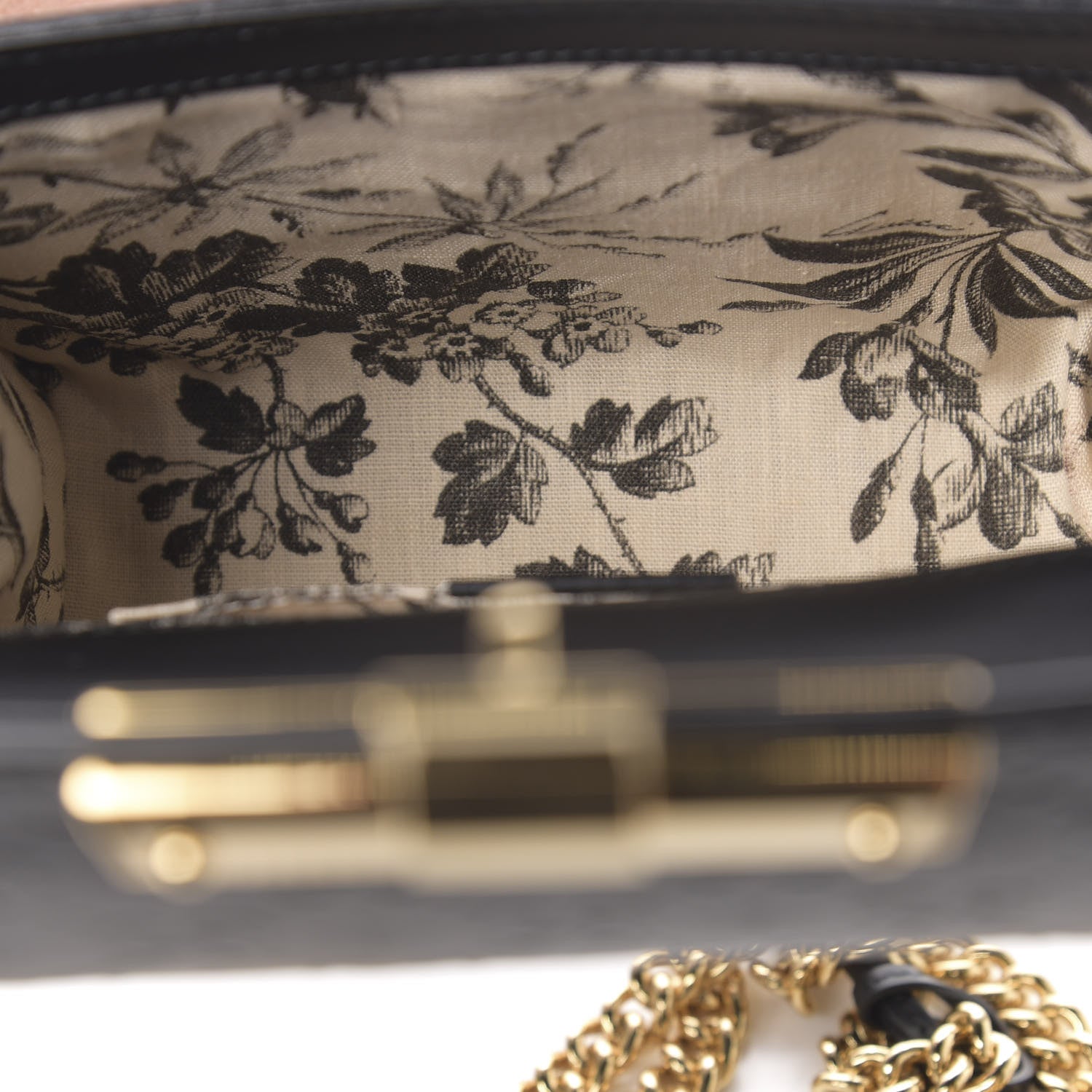 Gucci Guccissima Small Padlock Shoulder Bag Black 6 of 15
