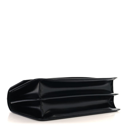 Valentino Garavani Shiny Calfskin Vlogo Vain Shoulder Bag Black 4 of 9
