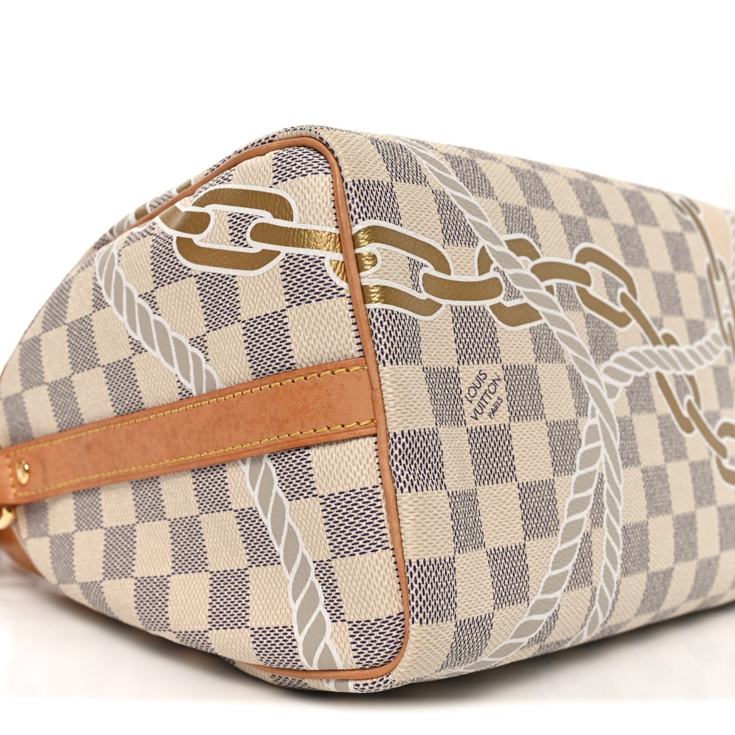 Louis Vuitton Damier Azur Nautical Speedy Bandouliere 25 15 of 19