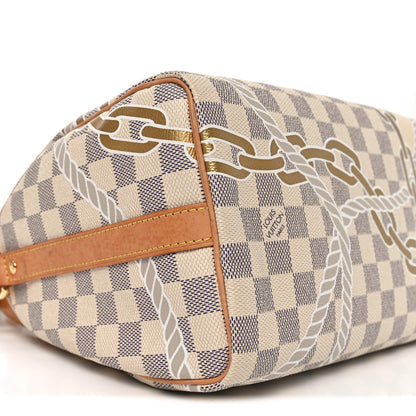 Louis Vuitton Damier Azur Nautical Speedy Bandouliere 25 15 of 19
