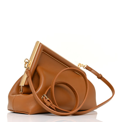 Fendi Shiny Nappa Small Fendi First Caramello 3 of 10