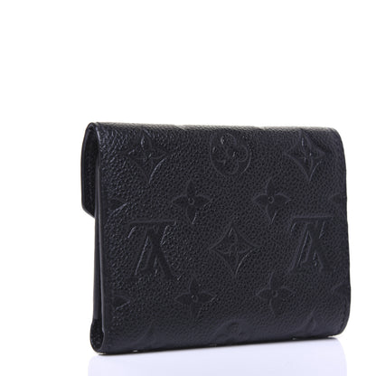 Louis Vuitton Empreinte Victorine Wallet Black 3 of 7