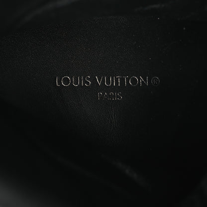 Louis Vuitton Suede Calfskin Monogram Star Trail Ankle Boots 38 Black 8 of 11