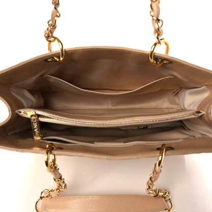 Chanel Caviar Quilted Grand Shopping Tote GST Beige 5 of 20