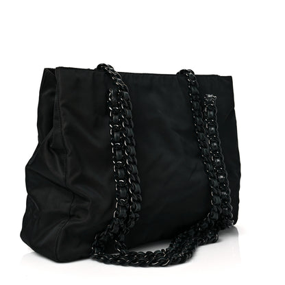Prada Tessuto Nylon Shoulder Bag Black 2 of 7