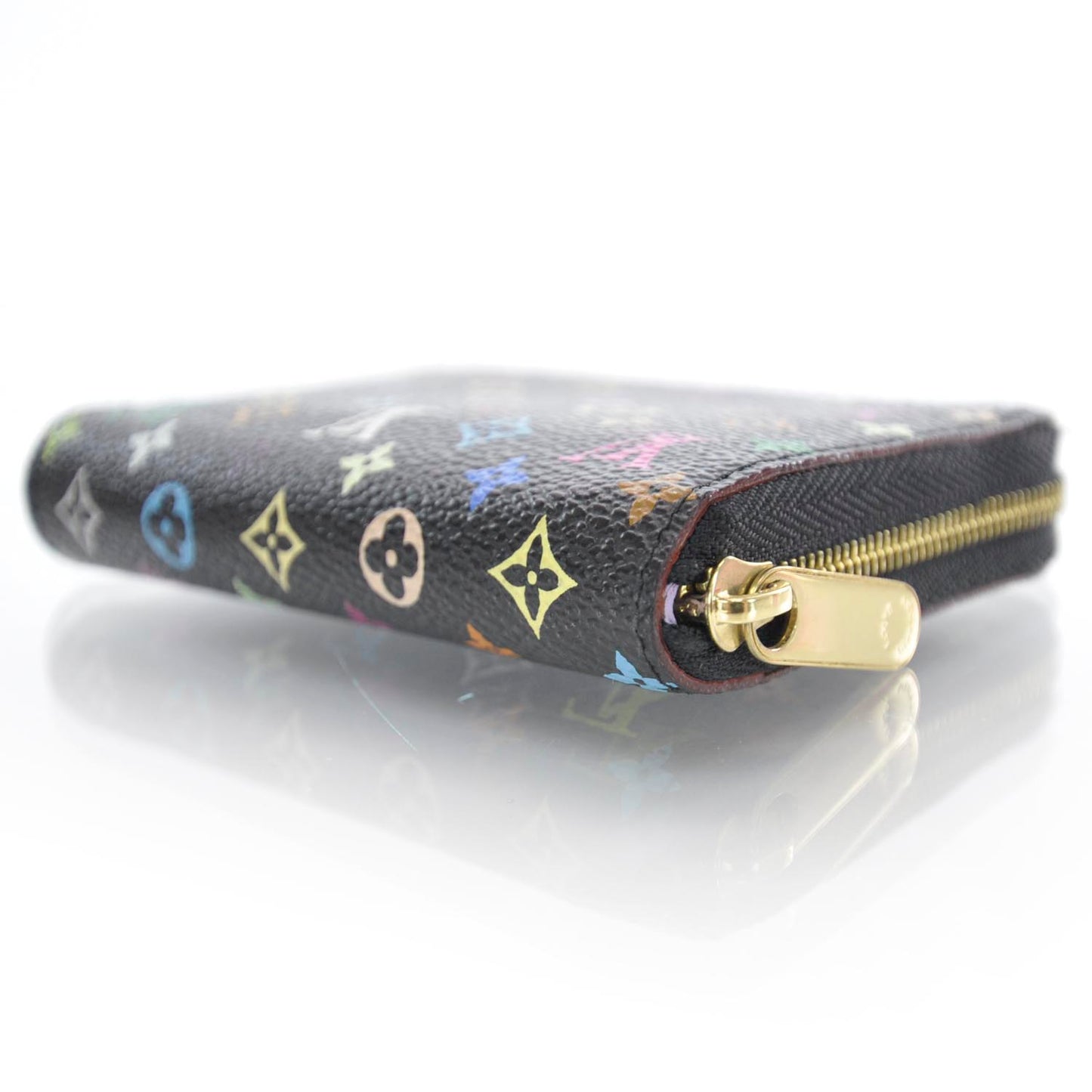 Monogram Multicolor Zippy Coin Purse Black Violet