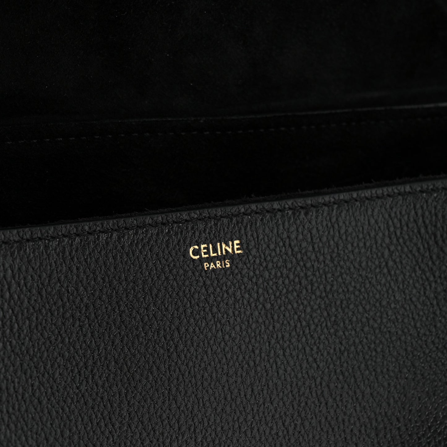 Supple Grained Calfskin Medium Soft 16 Bag Black