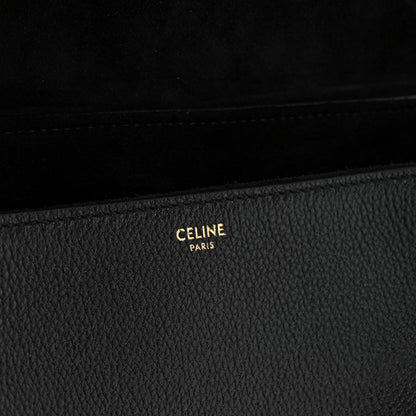 Celine Supple Grained Calfskin Medium Soft 16 Bag Black 6 of 10