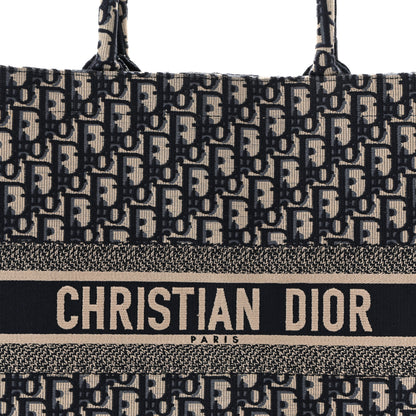 Christian Dior Oblique Large Book Tote Blue Multicolor 8 of 11