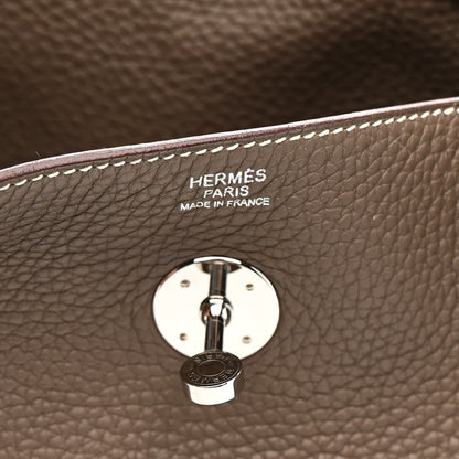 Hermes Taurillon Clemence Lindy 30 Etoupe 6 of 11