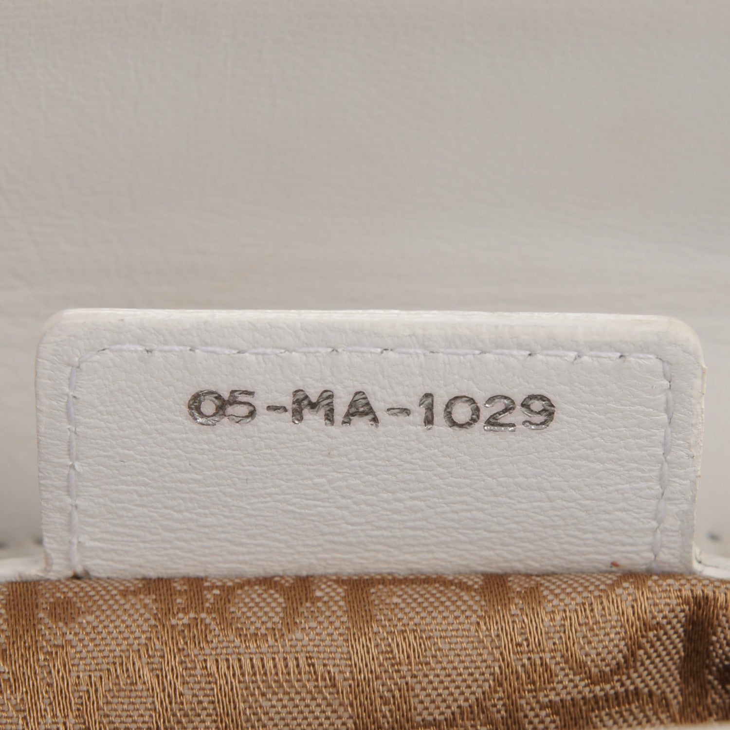 Christian Dior Lambskin Cannage Large Lady Dior White 7 of 9