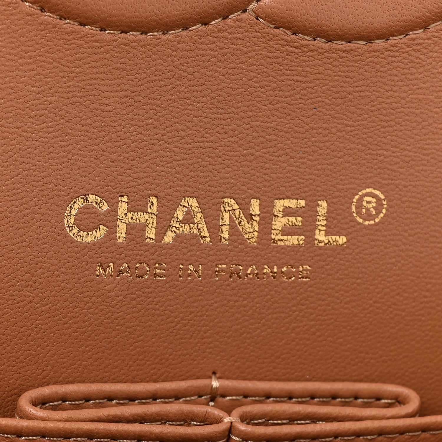 Chanel Lambskin Quilted Medium Double Flap Brown 7 of 11