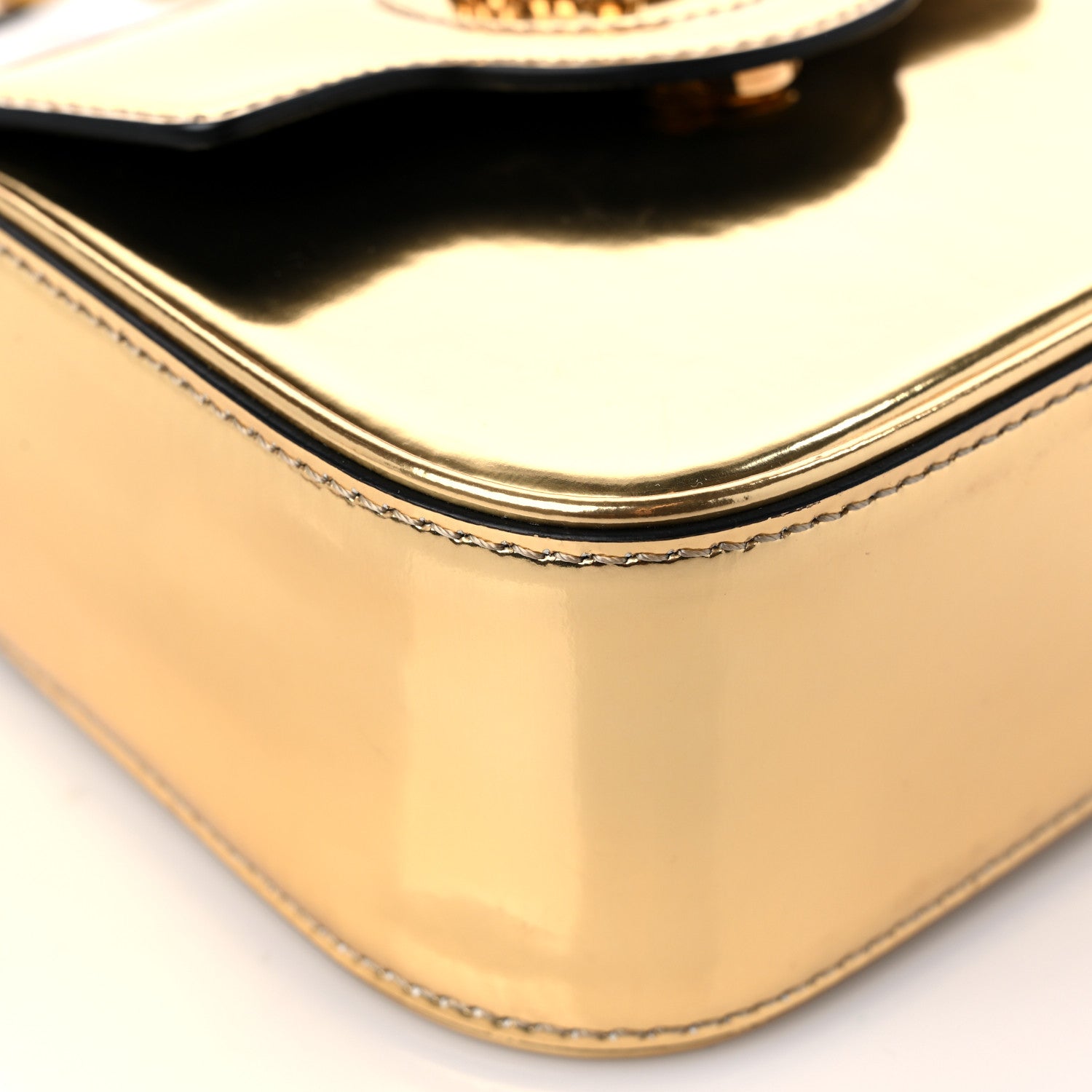 Versace Metallic Calfskin Mini La Medusa Bag Gold 8 of 12