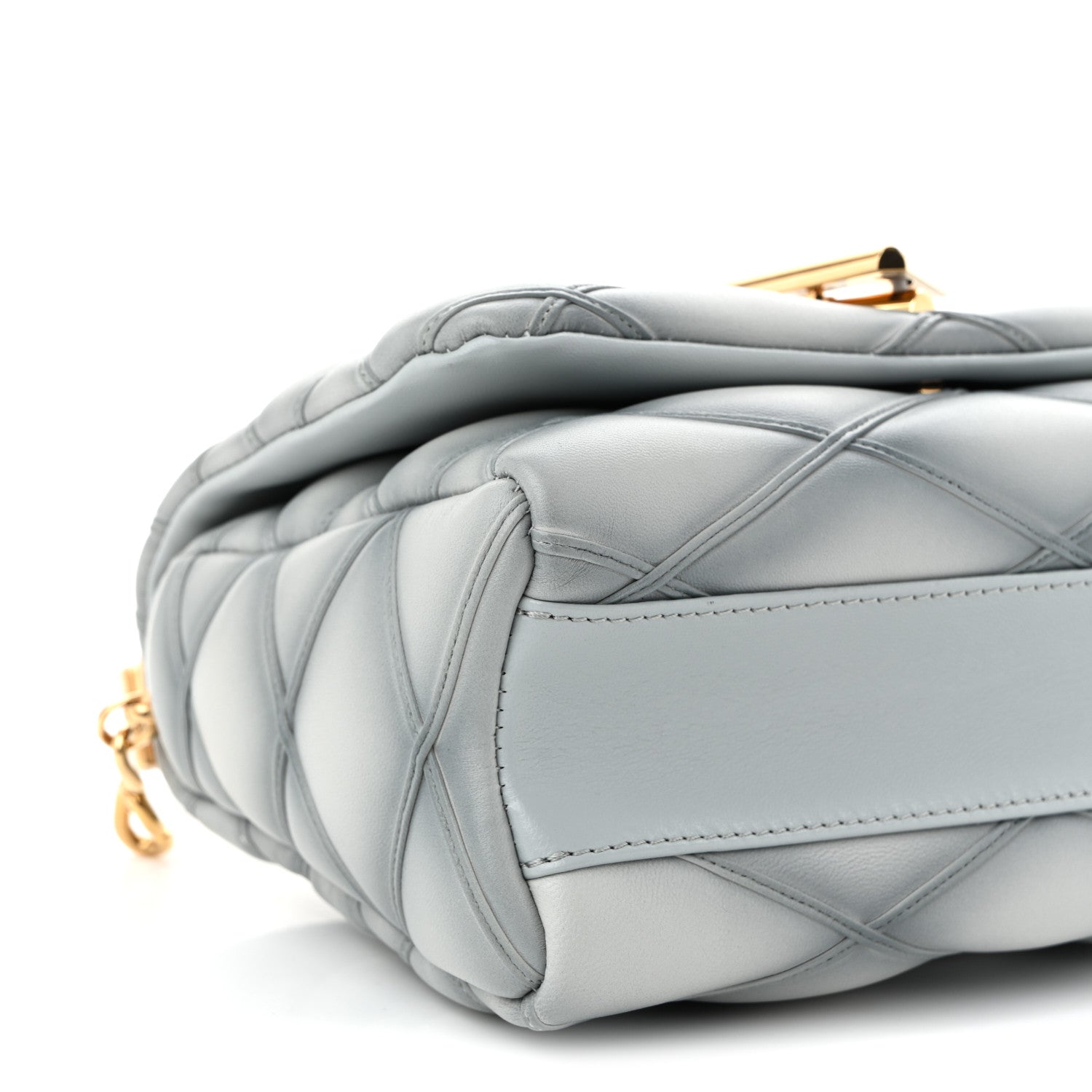 Louis Vuitton Lambskin Malletage GO-14 MM Ecume 9 of 10