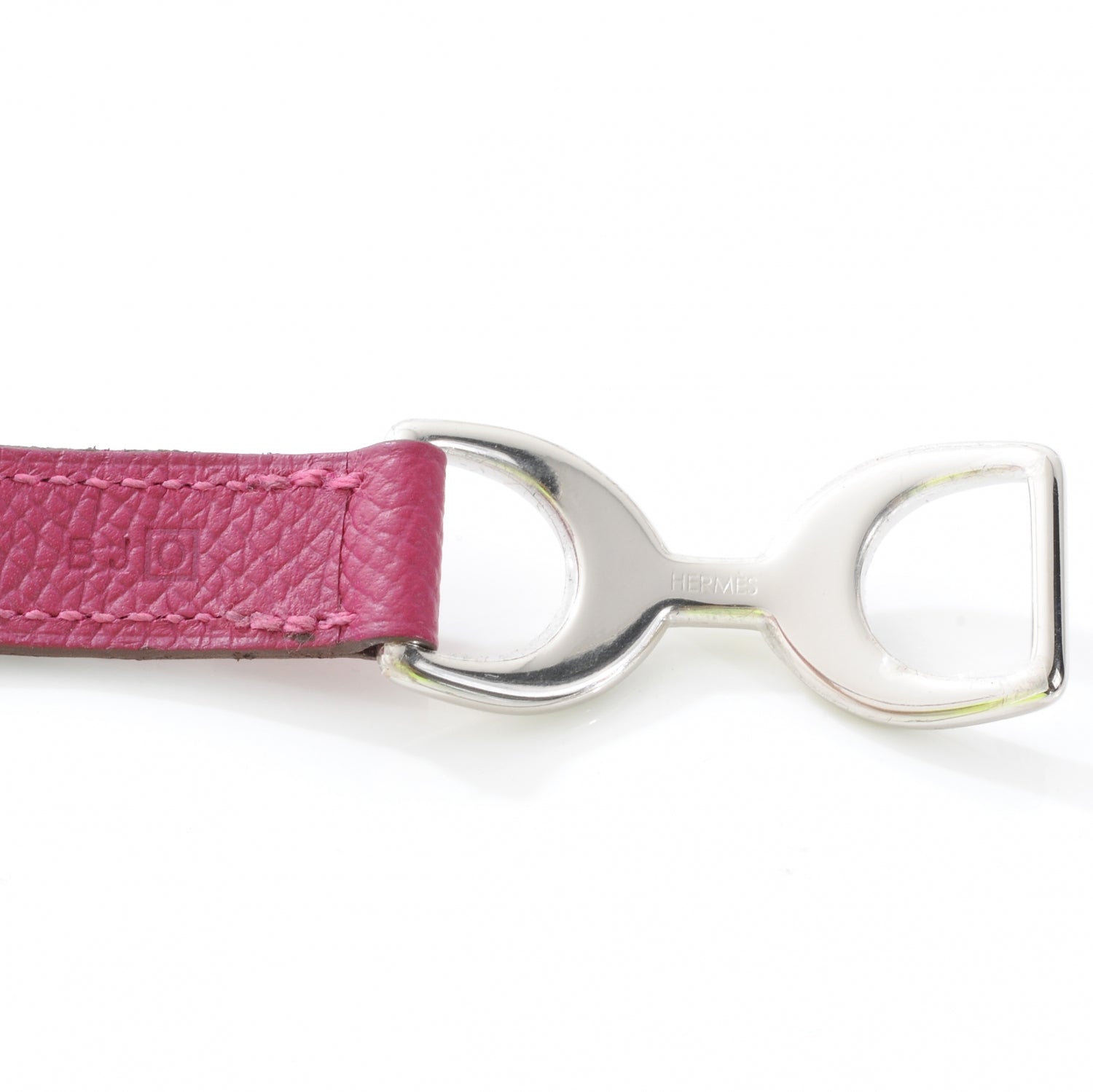 Hermes Epsom Baby Pavane Double Tour Bracelet Small Magenta 6 of 6