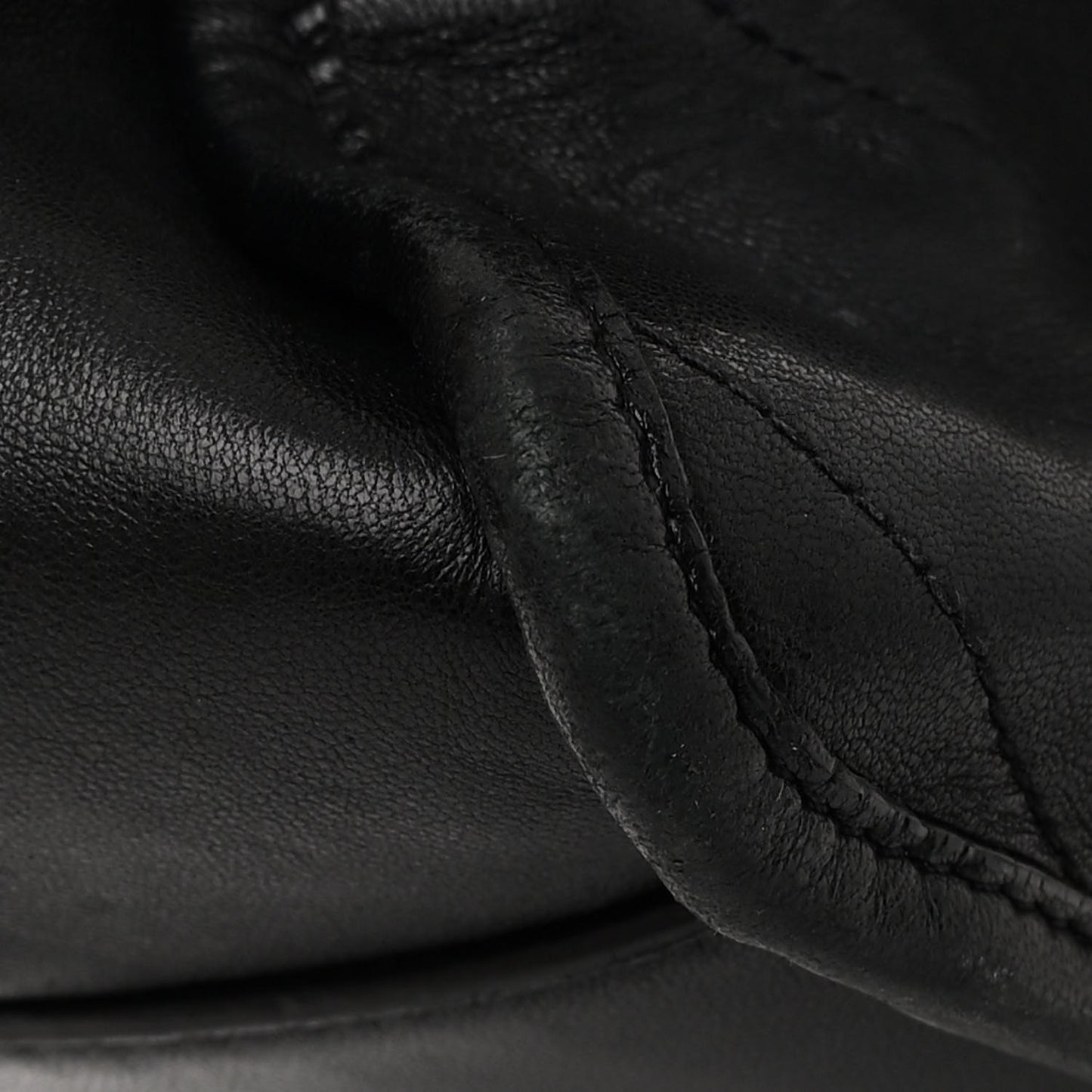 Lambskin Matelasse Monogram Medium Niki Chain Satchel Black