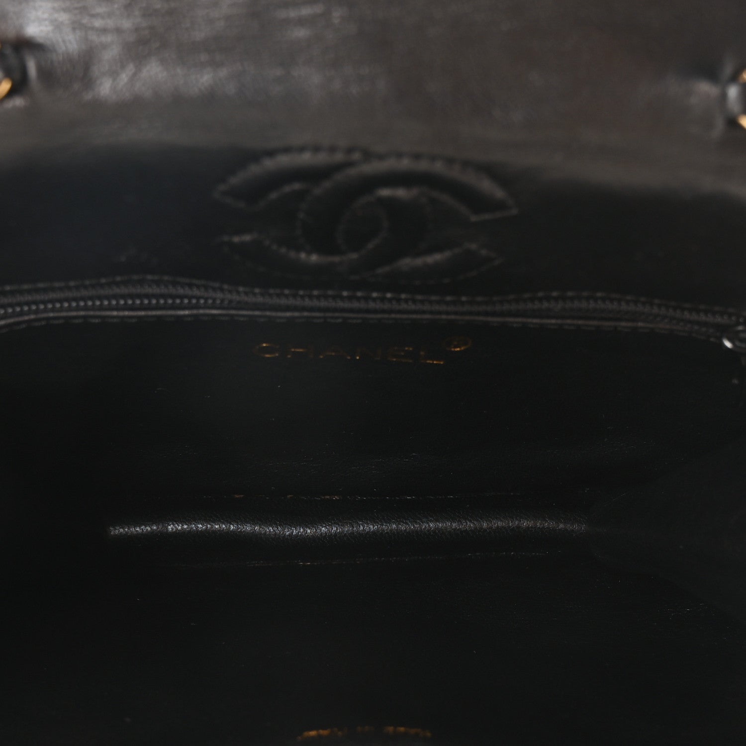 Chanel Lambskin Quilted Octagon Flap Black 5 of 11